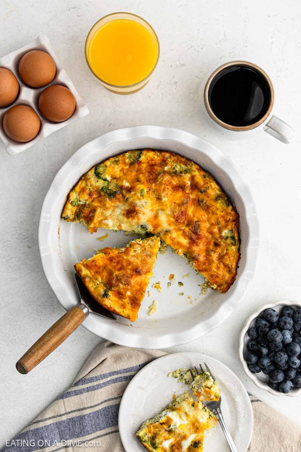 Baked recipe ready to serve.