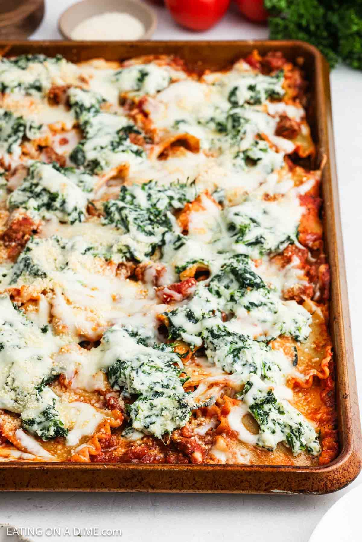 Close up image of recipe cooked and ready to serve.