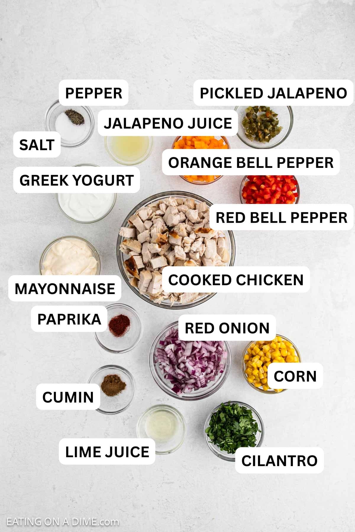 Ingredients to make this recipe.